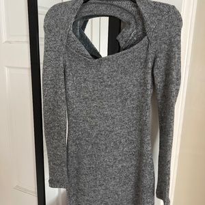 Charlotte Russe Grey Sweater Dress